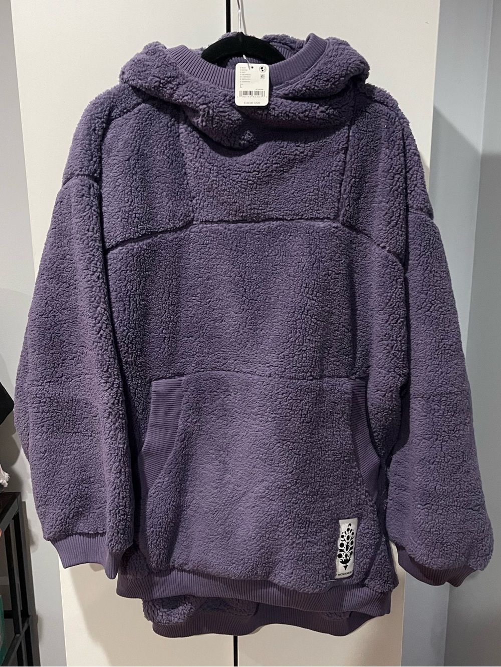 Free people fleece hoodie